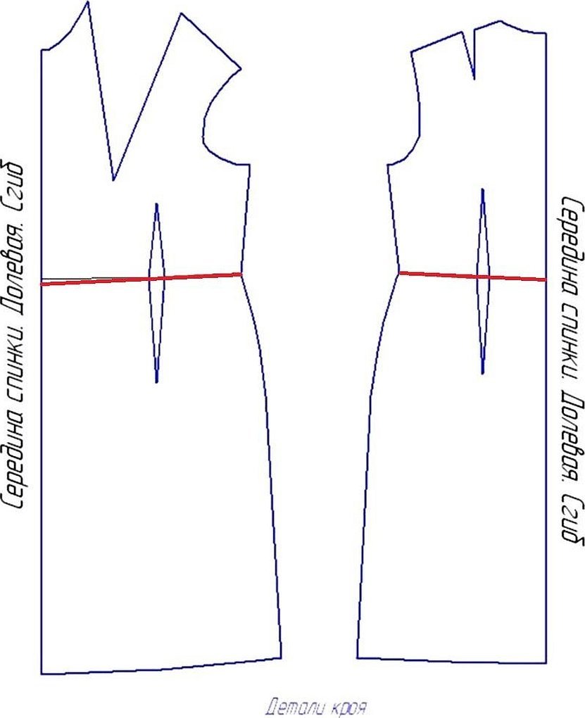 Выкройка платья для беременных