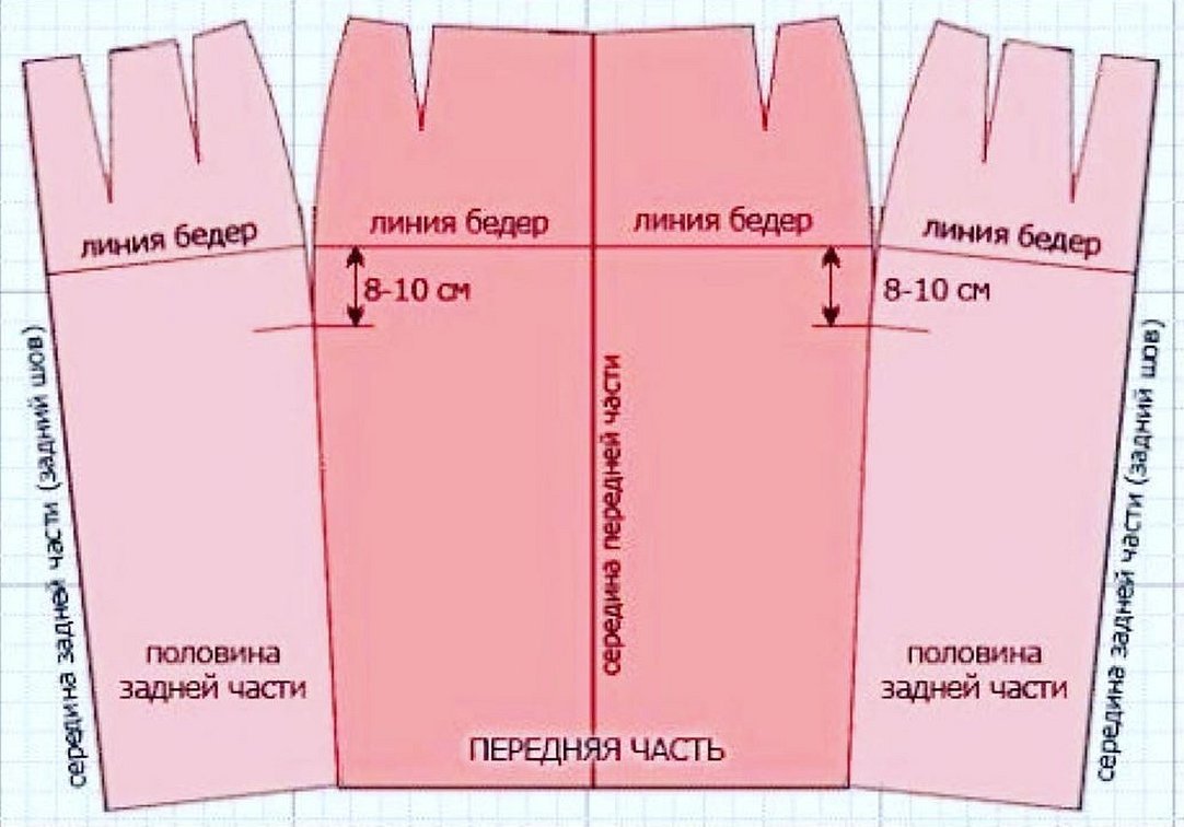 Выкройка юбки карандаш